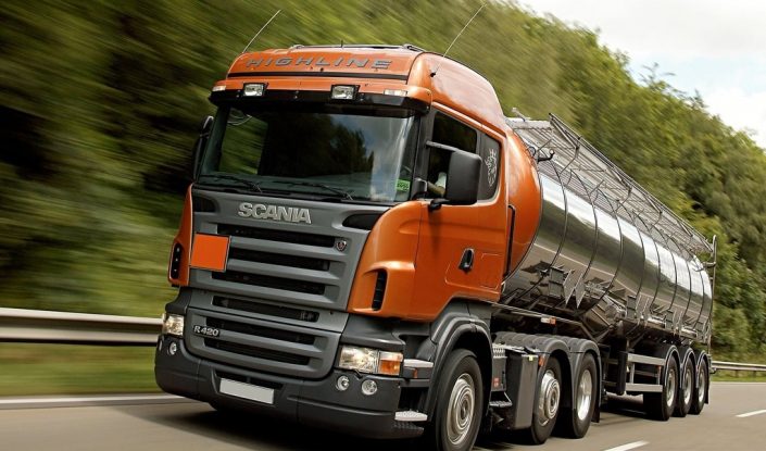 Camión Scania; uno de los fabricantes participantes en el Cartel de camiones.